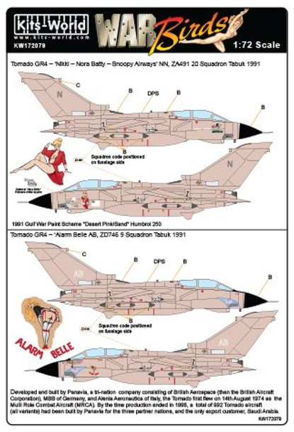 Warbirds Decals KW172079 1/72 Tornado GR4