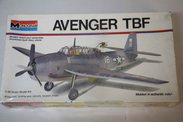 MON6829 - Monogram 1/48 Avenger TBF Grumman Navy Plane - WWWEB10112451