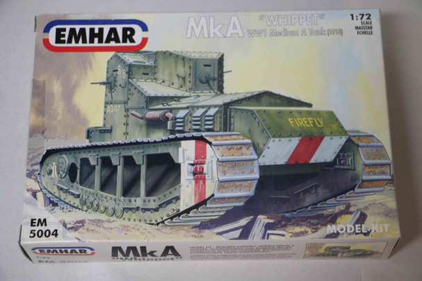 EMH5004 - Emhar 1/72 MkA Whippet WWI tank - WWWEB10112537