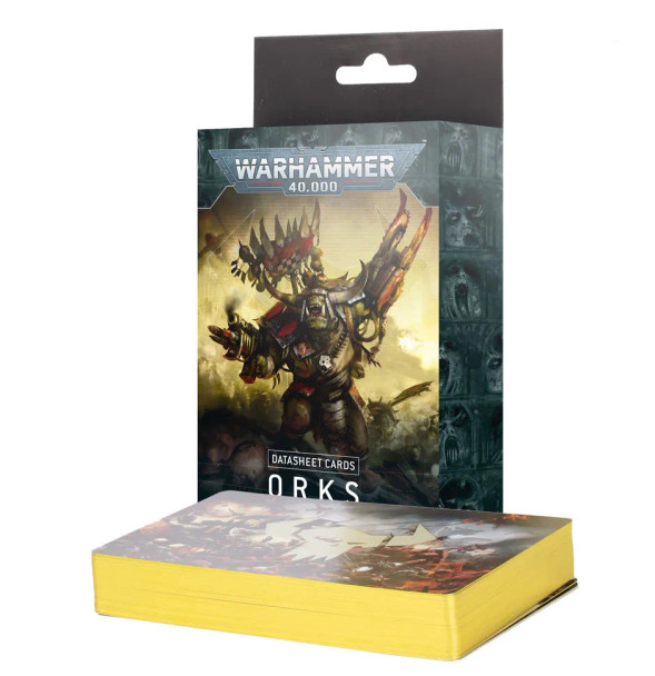 Games Workshop Warhammer 40K Orks - Datasheet Cards