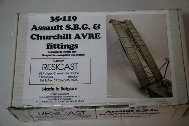 RSC35-119 - Resincast 1/35 Assault S.B.G. & Churchill Avre Fittings - WWWEB10112596