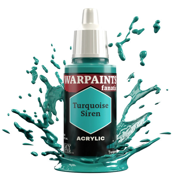 WP3039 The Army Painter Warpaints Fanatic  Turquoise Siren