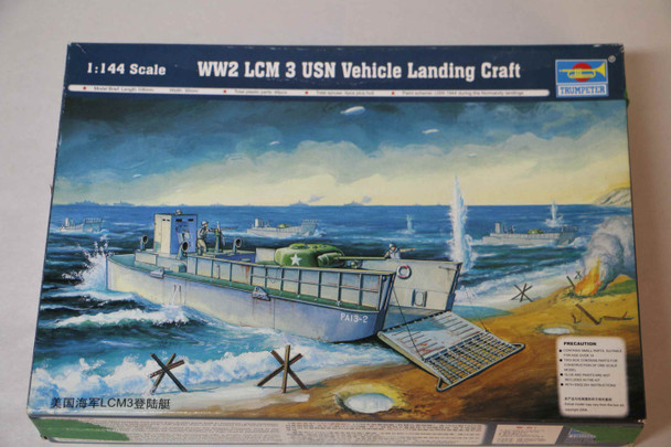 TRP00102 - Trumpeter 1/144 LCM 3 USN Vehicle Landing Craft - WWWEB10112900