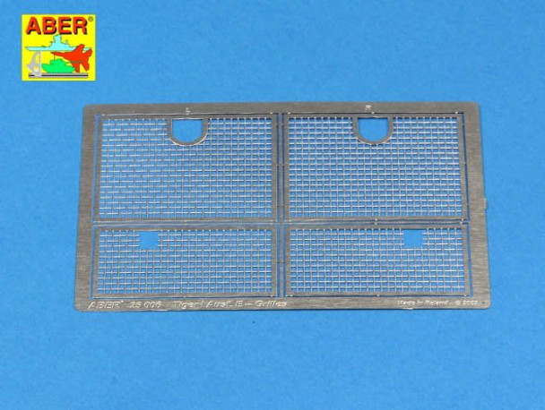 ABE25006 - ABER 1/25 Grills for Tiger I