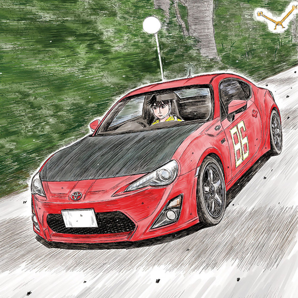 AOS06783 Aoshima 1/24 MF GHOST #3, Katagiri Kanata Zn6 Toyota 86 Comics Vol.9 The Peninsula Manazuru Ver.