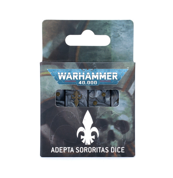 GAM52-05 - Games Workshop Warhammer 40K Adepta Sororitas Dice Set