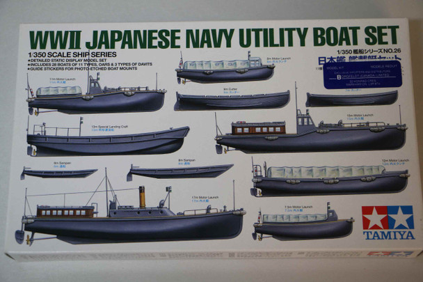 TAM78026 - Tamiya 1/350 WWII Japanese Utility Boat Set - WWWEB10114072