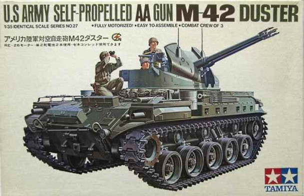 TAMMT127-450 - Tamiya 1/35 U.S. Army Self-Propelled AA Gun M-42 Duster (Discontinued)