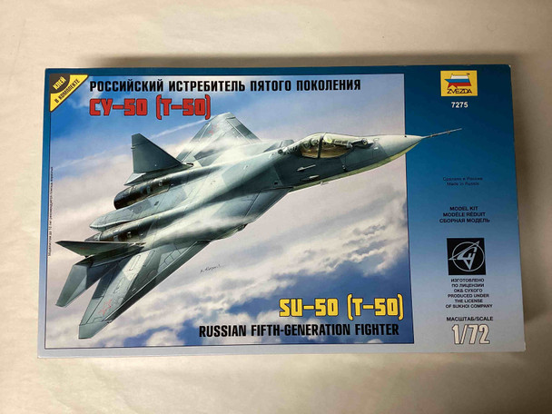 ZVE7275 - Zvezda 1/72 Russian Su-50 (T-50) 5th Generation Fighter - WWWEB10114873