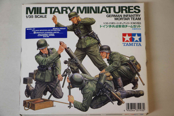 TAM35193 - Tamiya 1/35 German Infantry Mortar Team - WWWEB10114882