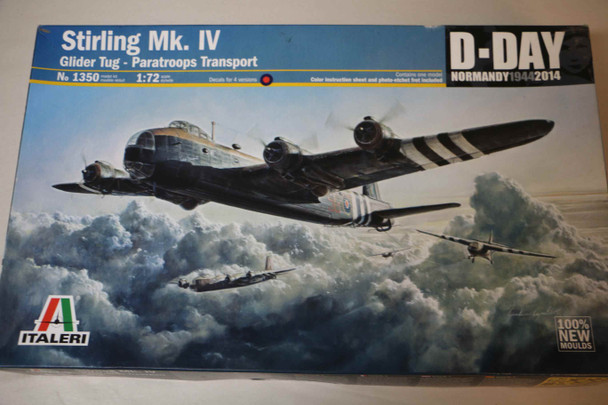 ITA1350 - Italeri 1/72 Stirling Mk.IV Glider Tug New Tool - 2015 - WWWEB10114935