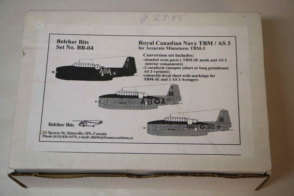 BELBB04 - Belcher Bits 1/48 TBM-3 Avenger & Conversion Set - WWWEB10115094