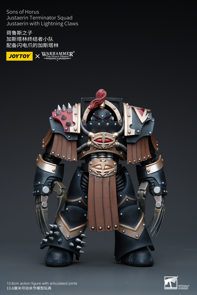 JOTJT9725 - JoyToy - Sons of Horus Justaerin Terminator Squad Justaerin with Lightning Claws