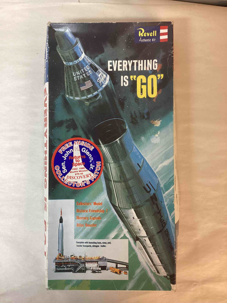 RMX85-1833 - Revell 1/110 Everything is "GO" Mercury Capsule & Atlas Booster - Preowned115452