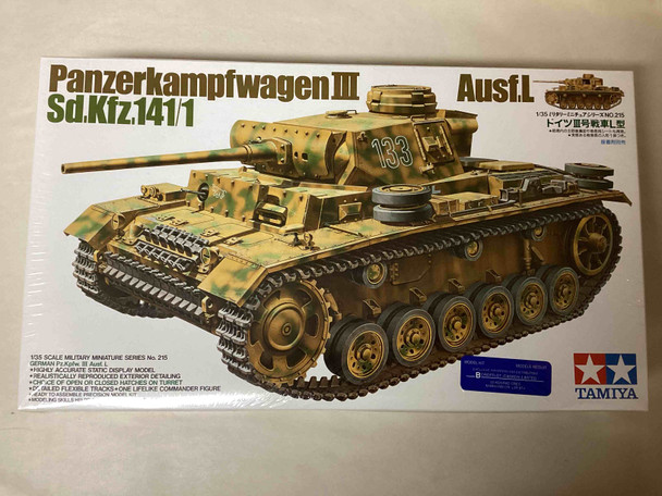 TAM35215 - Tamiya 1/35 PzKpfw.III Ausf.L Sd.Kfz.141/1 - WWWEB10115929