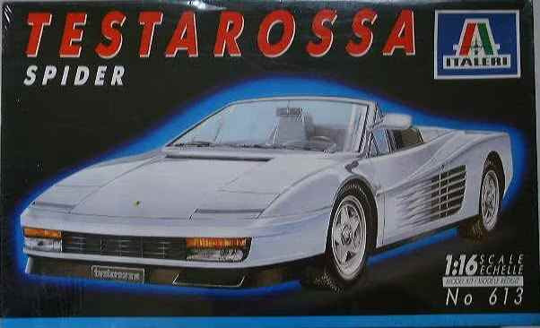 自動車 ITALERI TESTAROSSA SPIDER 1:16 613 - Italeri 1/16 Testarossa Spider