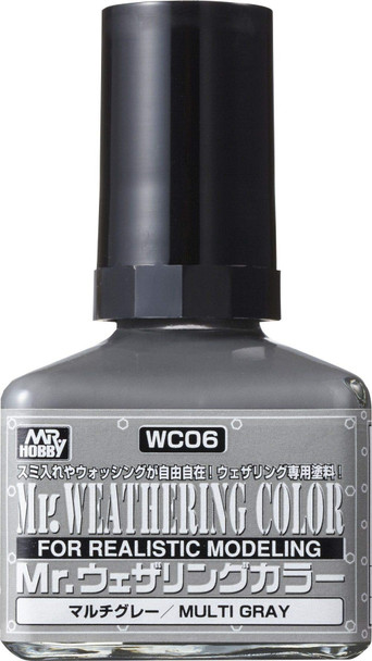 MRHWC06 - Mr. Hobby Weathering Color Multi Gray - 40ml - Enamel