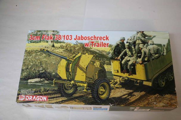 DRA6353 - Dragon 1/35 3cm Flak 38/103 Jagoschrek w/trailer - Pre-owned 10116893