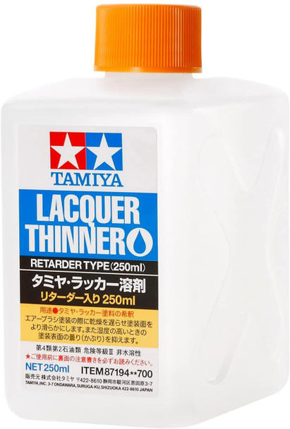 TAM87194 - Tamiya Lacquer Thinner with Retarder - 250ml