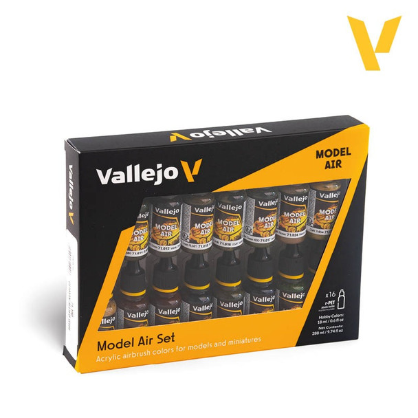 VLJ71190 - Vallejo German/Allies Paint Set 16pc