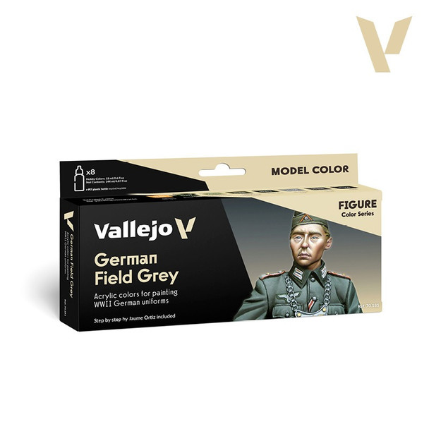 VLJ70181 - Vallejo Colour Set - Field Grey (8)