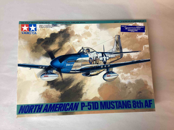 TAM61040 - Tamiya - 1/48 North American P-51D Mustang 8th  - Preowned10118164
