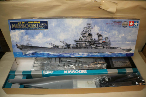 TAM78029 - Tamiya 1/350 US Battle BB-63 Missouri 1991 w/photo-etch - PREOWNED117509