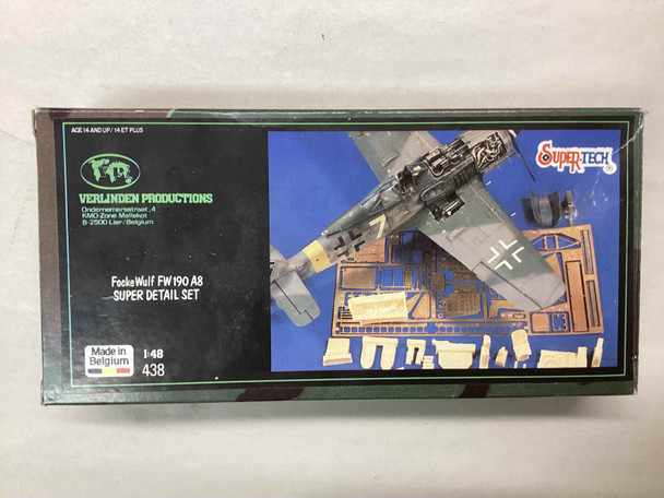 VER438 - Verlinden 1/48  FW 190 A8 Super Detail Set   PREOWNED118606 VER438 - Verlinden 1/48  FW 190 A8 Super Detail Set   PREOWNED118606