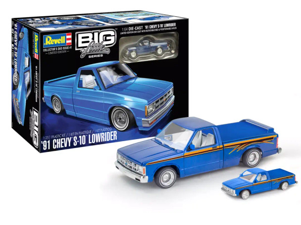 RMX14562 - Revell - 1/25 1991 Chevy S-10 Lowrider Special Edition Big + Little Series RMX14562 - Revell - 1/25 1991 Chevy S-10 Lowrider Special Edition Big + Little Series