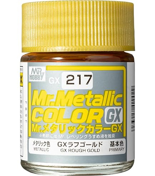 MRHGX217 - Mr. Hobby - Mr. Color GX 217 GX Metal Rough Gold 18ml