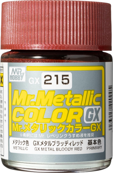 MRHGX215 - Mr. Hobby - Mr. Color GX 215 GX Metal Bloody Red 18ml