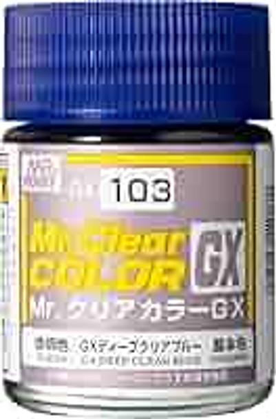 MRHGX103 - Mr. Hobby - Mr. Color GX 103 Deep Clear Blue 18ml