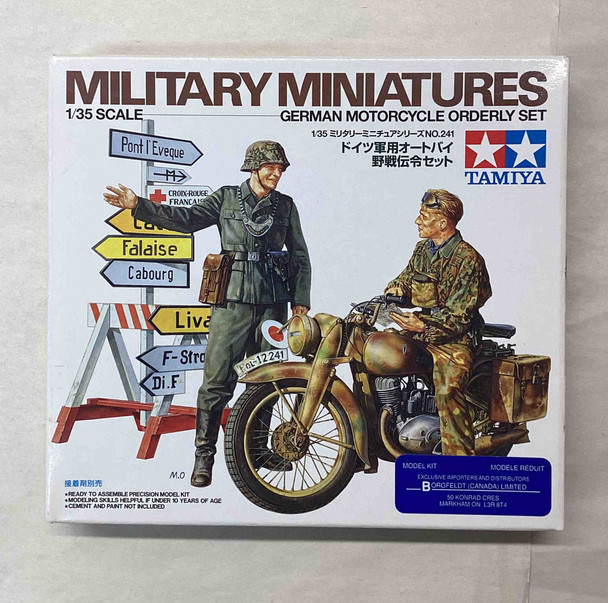 TAM35241 - Tamiya - 1/35 German Motorcycle Orderly Set - PREOWNED11866