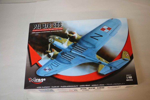 MIR481302 - Mirage Hobby - 1/48  PZL.37B Łoś PREOWNED118880