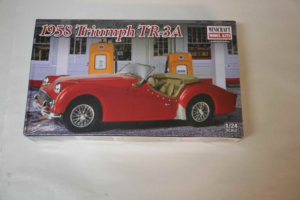 MIN11243 - Minicraft - 1/24 1958 Triumph TR-3A  PREOWNED118898
