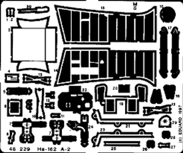 EDU48229 - Eduard 1/48  He-162 A-2 Salamander