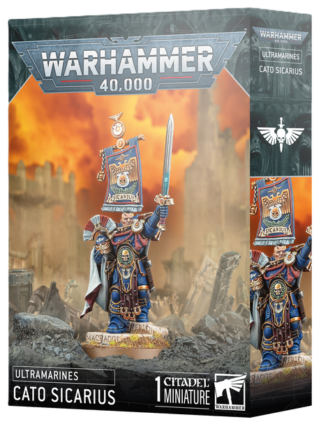 GAM55-73 - Games Workshop Warhammer 40K Ultramarines Cato Sicarius