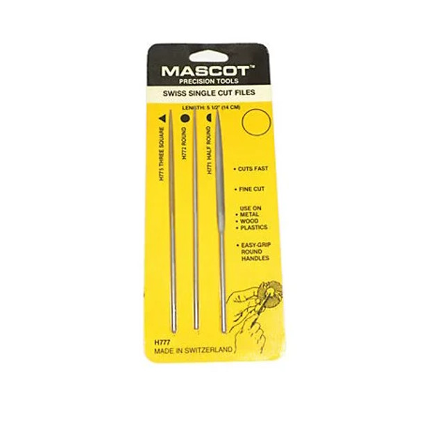 MASH777 - Mascott Swiss Cut Needle File Set (3pcs)