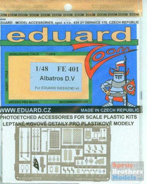 EDUFE401 - Eduard 1/48 Albratros D.V (Weekend Edition)