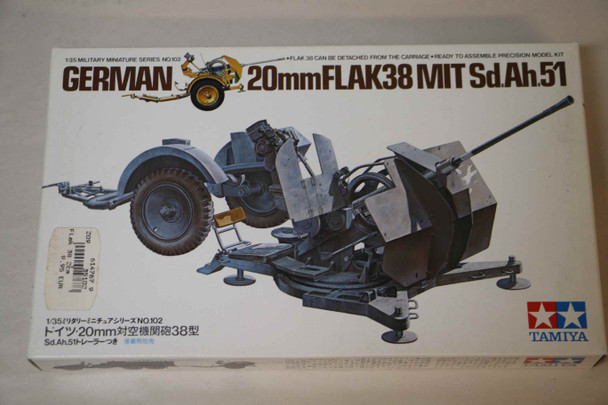 TAM35102 - Tamiya 1/35 German 20mm Flak 38 WWHP119538