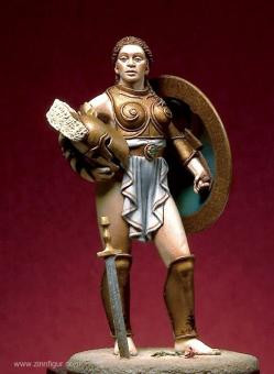 PEG54-120 - Pegaso Models 1/32 white metal Amazon with Long Sword