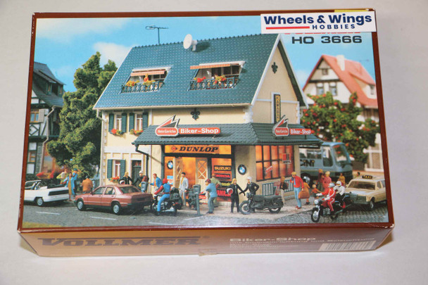 VLL3666 - Vollmer Biker's Shop Building Kit  WWHP119786
