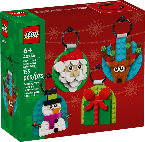 LEG40744 - LEGO Christmas Ornament Selection