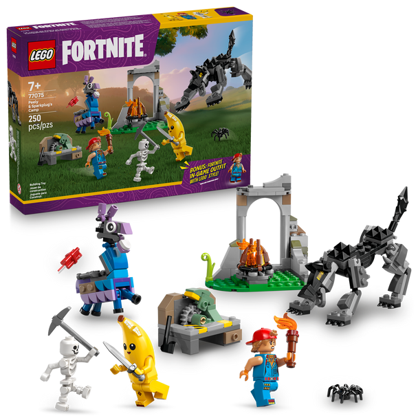 LEG77075 - LEGO Fortnite Peely and Sparkplug's Camp