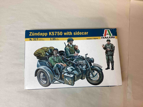 ITA317 - Italeri 1/35 Zundapp KS750 w/Sidecar - WWHP119947