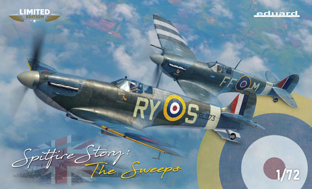 EDU2154 - Eduard 1/72 Spitfire Story - The Sweeps Dual Combo