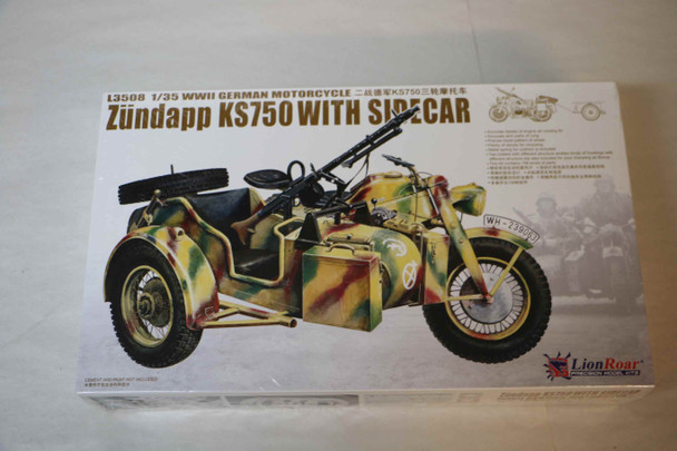 GWHLS3508 - Lion Roar 1/35 Zundapp KS750 with Sidecar WWHP112263