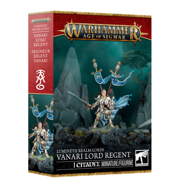 GAM87-66 - Games Workshop Age of Sigmar Lumineth Realmlords Vanari Lord Regent