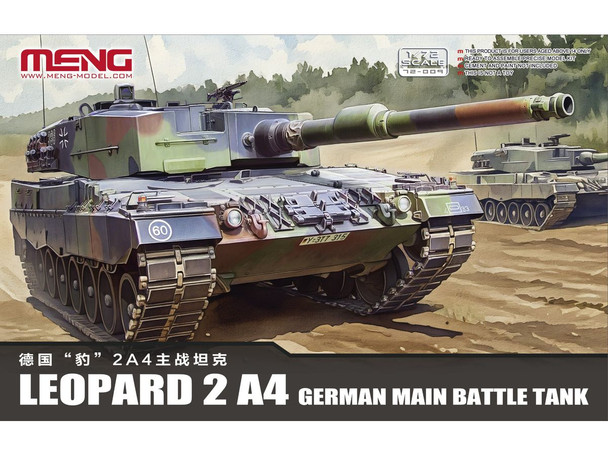 MEN72-009 - Meng 1/72 German Main Battle Tank Leopard 2A4