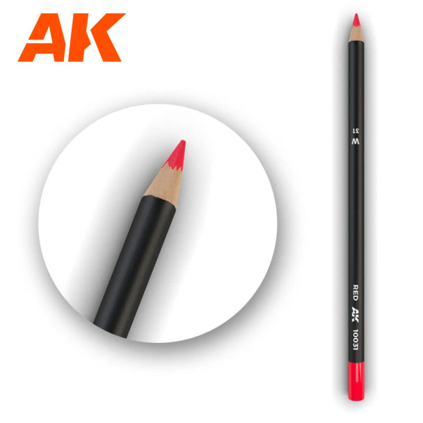 AKIAK10031 - AK Interactive Weathering Pencil for Modelling - Red